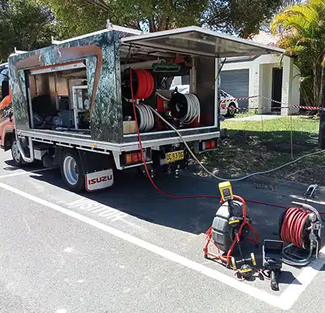 Gold Coast Blocked Drains Service Vehicle — Blocked Drain Services In Runaway Bay, QLD
