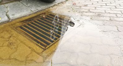 Stormwater Drain Blocked in a Street Full of Water | Blocked Drain Gold Coast