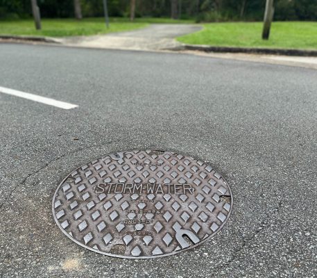 Storm Water Lid on the Ground — Blocked Drain Services In Nerang, QLD